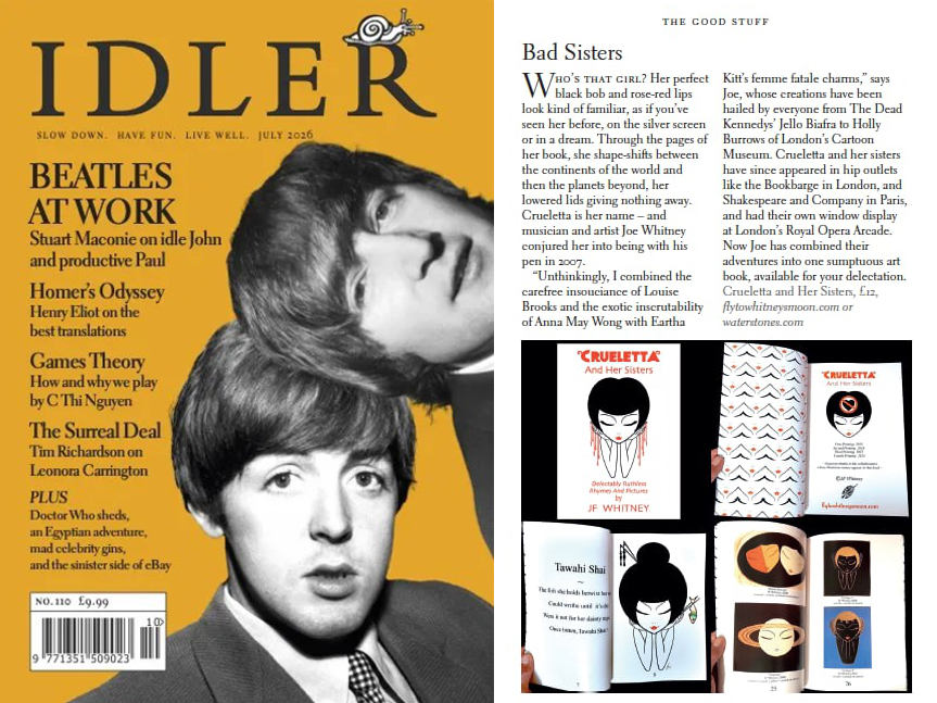 "CRUELETTA AND HER SISTERS" in THE IDLER July 2026